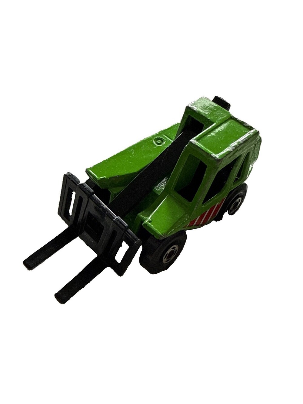 Matchbox 1977 Vintage Green Fork Lift Heavy Equipment Work Diecast Truck